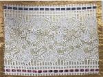 Gold organza & lace, purple
