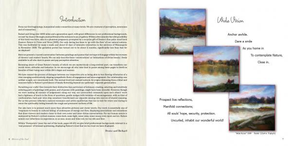 "Mirrors of the Soul" poetry and painting limited edition book picture