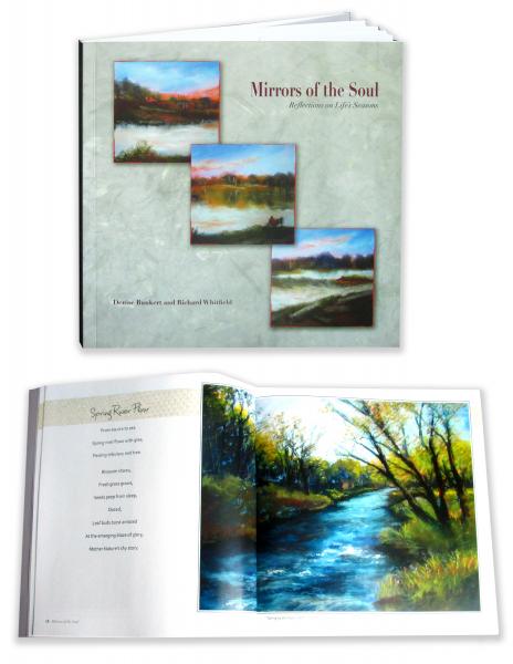 "Mirrors of the Soul" poetry and painting limited edition book picture