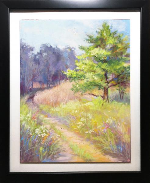 "Around the Bend" 12x15" pastel painting