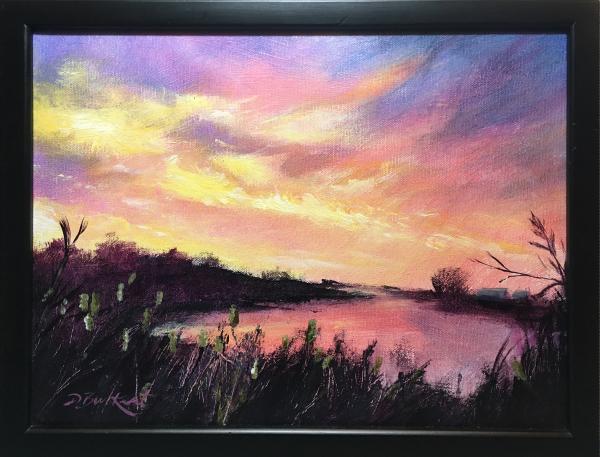 "Twilight" 12x16" original Acrylic on Canvas