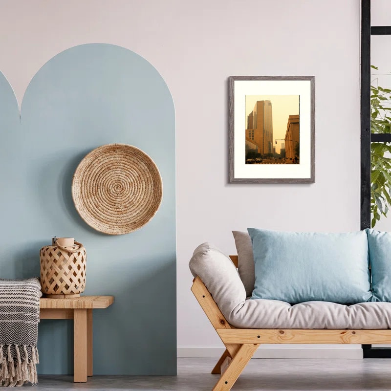 A Smoky Street - Printed and Matted Photo of New York City Covered In Smoke picture