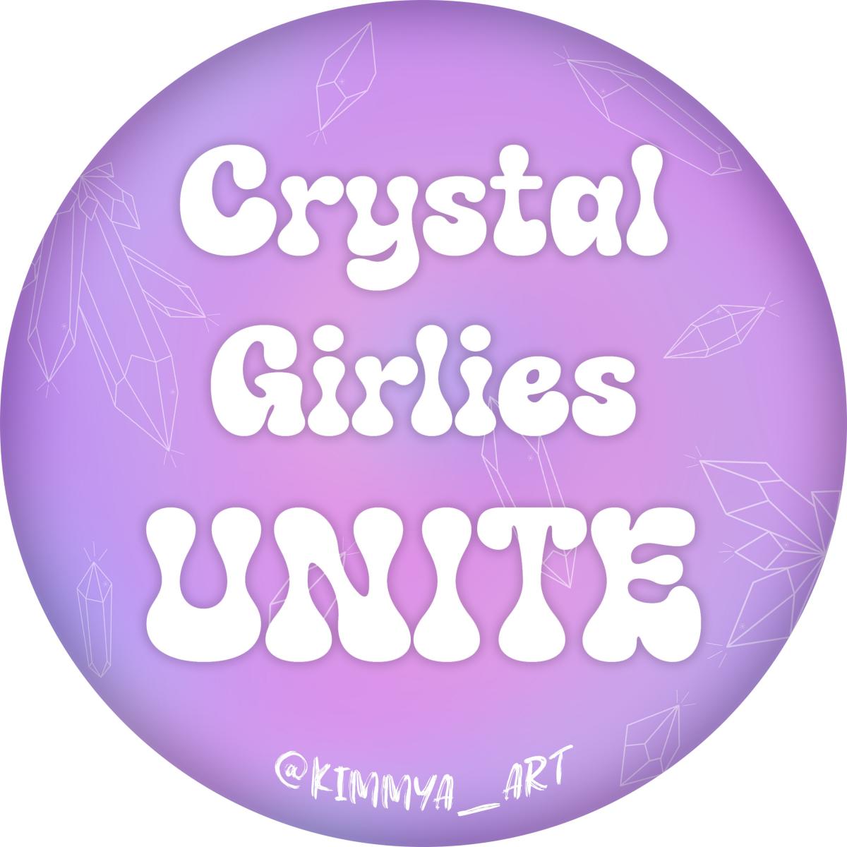 Crystal Girlies UNITE - Holographic Sticker picture