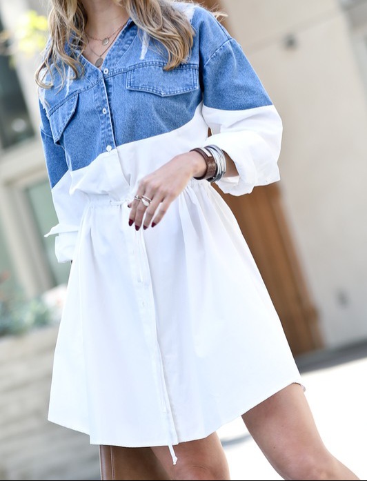 Distressed dress picture