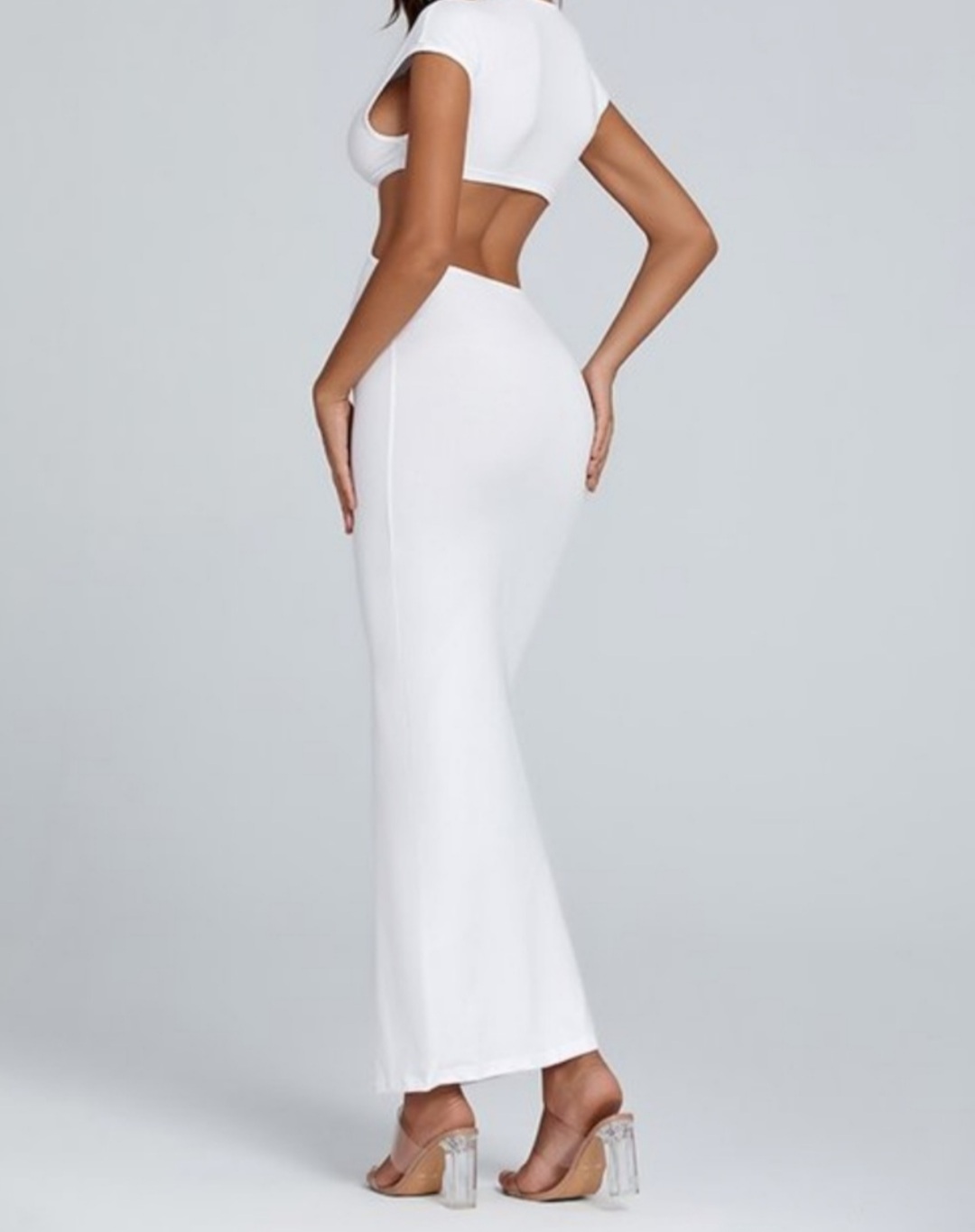 side hollow dress picture