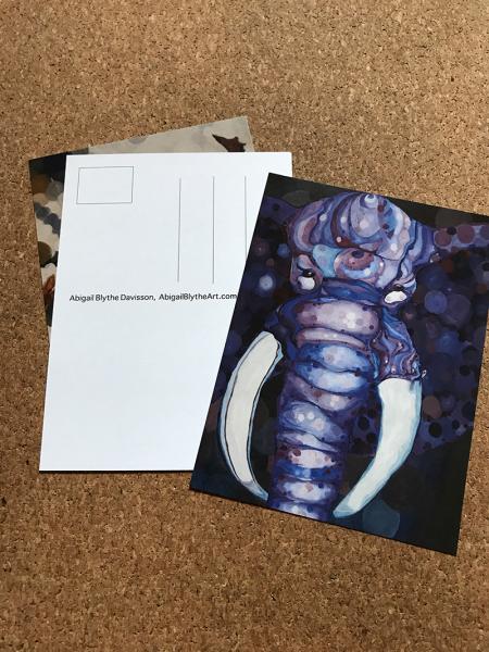 Elephant Postcard picture