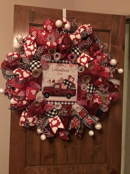 Valentine’s Day wreath