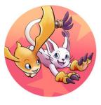 2.25" Gatomon and Patamon