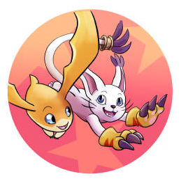 2.25" Gatomon and Patamon