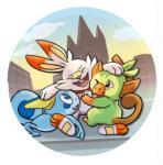 Galar starters Pin