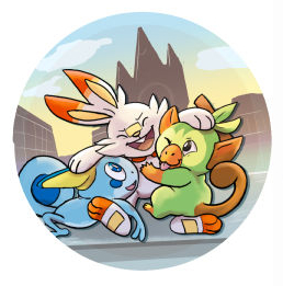 Galar starters Pin