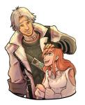 Thancred and Ryne (Sticker)