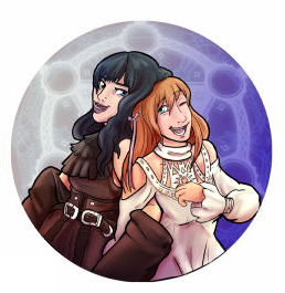 2.25" Pin Ryne and Gaia - Shadowbringers picture