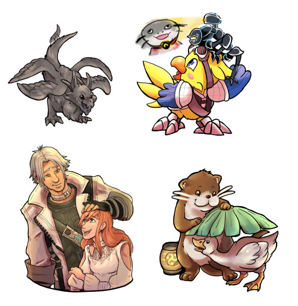 FF14 Sticker Set