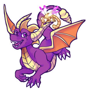 Spyro sticker picture