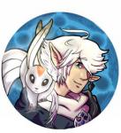 2.25" Pin Alphinaud - Shadowbringers