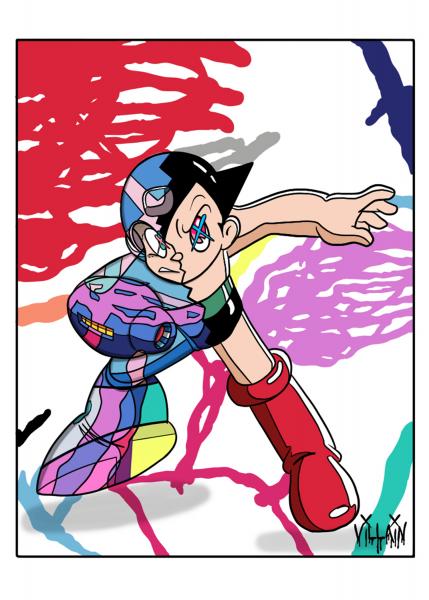 11x14 Mega Astro Boy Print picture