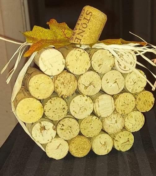 Natural cork pumpkin picture