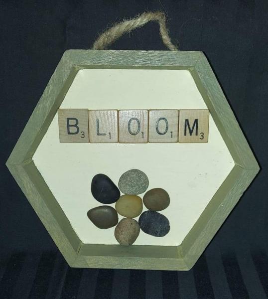 Bloom Pebble Art picture