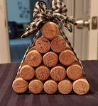 "Au Natural" Wine Cork Tree w/ various ribbons