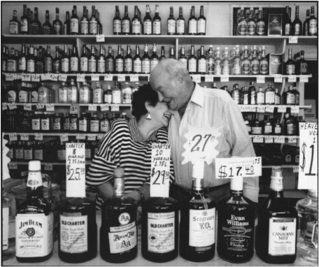 Harold and Lucille Hart, Liquor Store. Eudora, Arkansas.