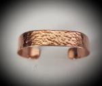Heavy Copper Hammered Bracelet