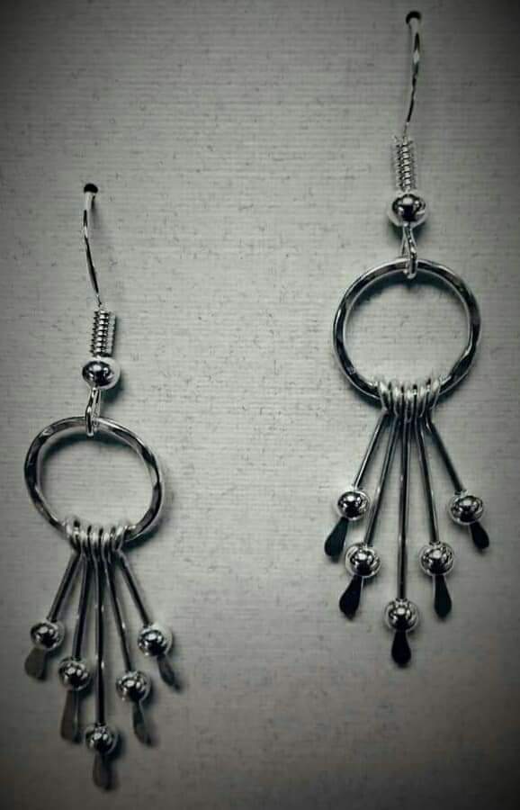 Sterling 5 drop Earrings