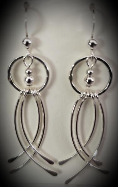 Sterling Criss Cross Earrings
