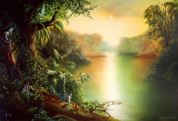 Fairies in the Tropics Print picture