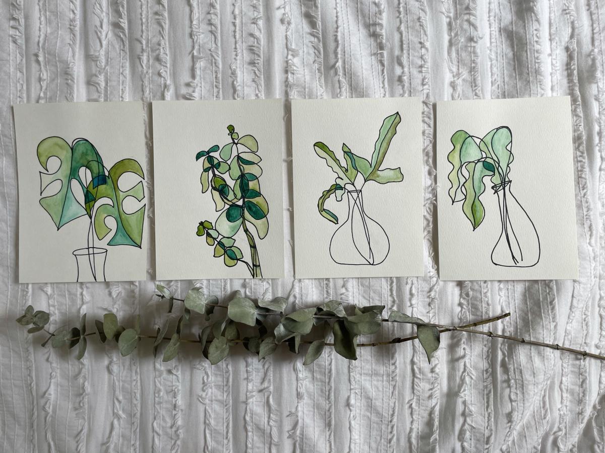 "Minimalist Monstera" picture