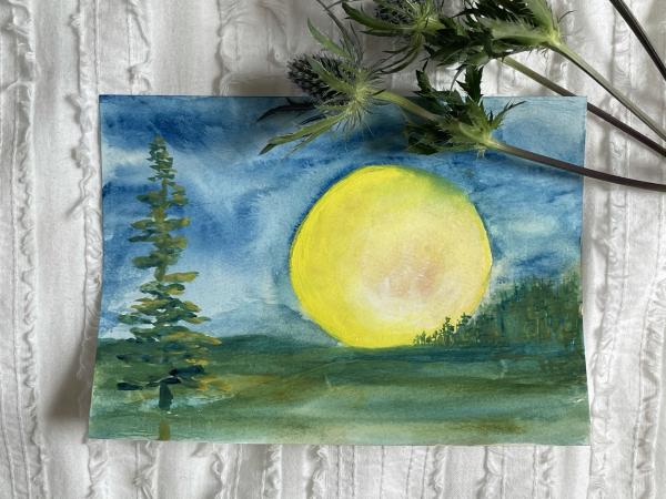 "Campsite Moon"