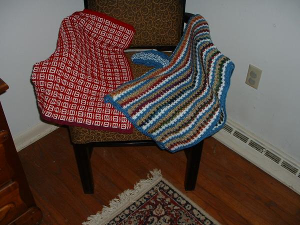 Red and Blue Blankets picture