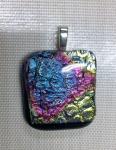 Colorful Dichroic Glass Pendant