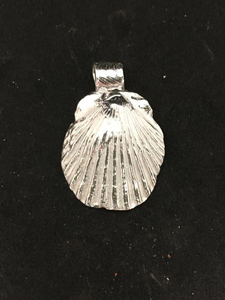 Sterling Silver Scallop Pendant