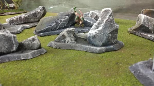 9 pc. Deadlands Rocky Outcropping Scatter Terrain picture