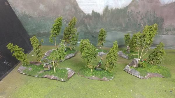 SUPERTREE SET 6 Hills w/ Beautiful Trees picture