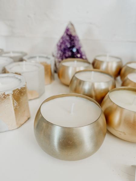 Mini Brass Soy Candles picture