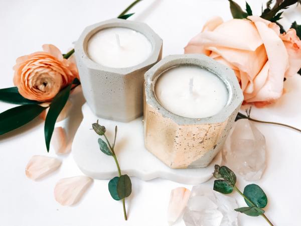 Mini Cement Candles