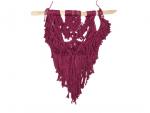 Wine Driftwood Macrame