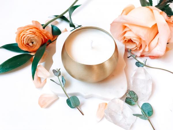 Mini Brass Soy Candles picture