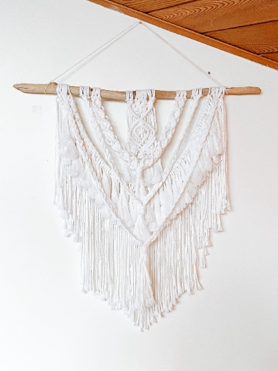 Large White Macramé