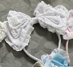 White lace lolita headband