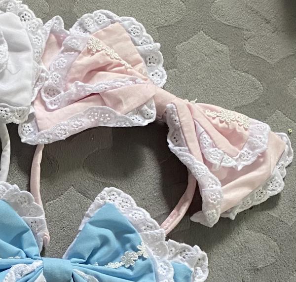 Baby Pink lace lolita headband picture