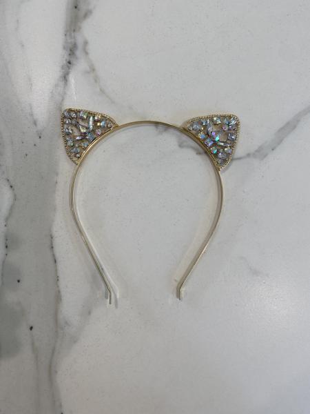 Gold Holographic Cat ears