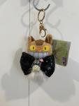 Totoro cat bus fuzz keychain