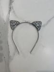 Black holographic Cat ears