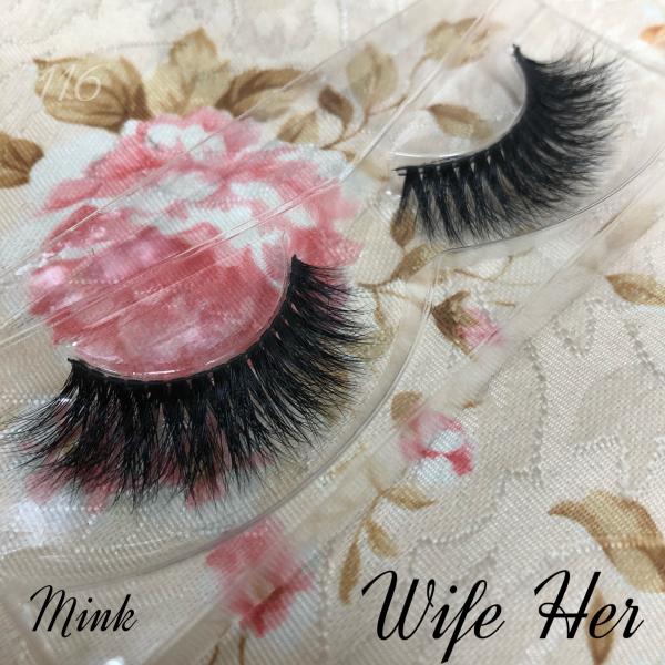 Wife Her Mink Lashes