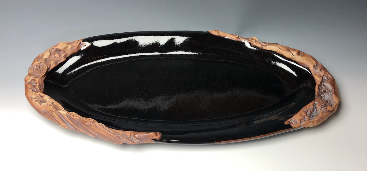 Long Oval Handle Platter picture