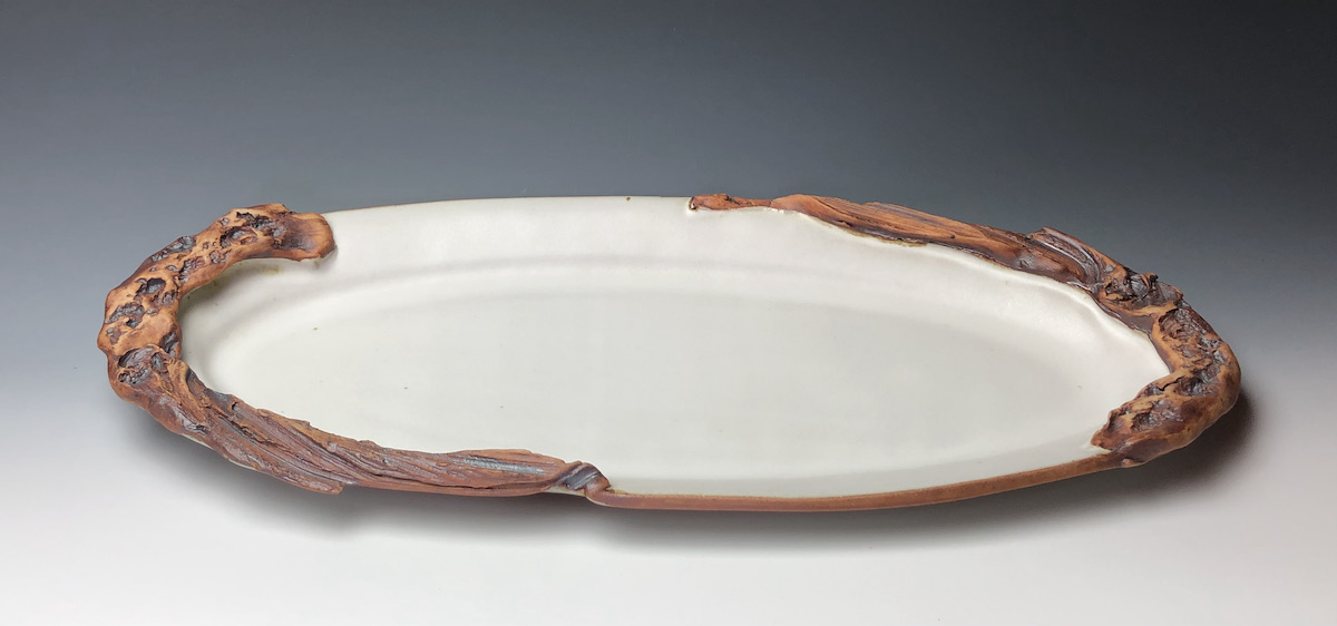 Long Oval Handle Platter picture