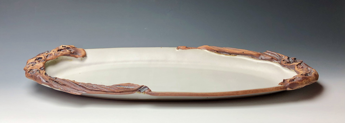 Long Oval Handle Platter picture